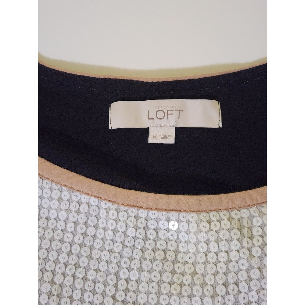 Loft Tank Top medium sequins - Picture 3 of 8